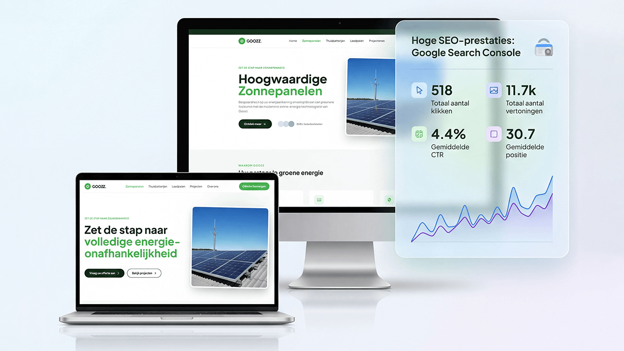 Goozz Green Energy — klantplatform